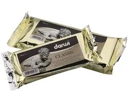 Darwi Classic Zelfdrogende Klei - 1 kg boetseerklei - Wit