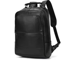 Laptop Backpack Men's Leather Backpack Large for Business School Backpacks 15.6 Inch Briefcase Daypack School Bag - ShopVlot