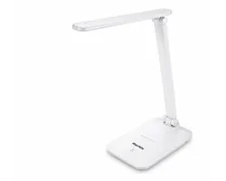 IfarNix Draadloze LED Bureaulamp - Oplaadbaar - Touch Dimbaar - 3 Lichtkleuren - 3000K-6500K - 1200mAh Accu - Verstelbaar - Wit
