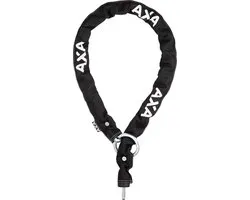 AXA DPI 110 Insteekketting – ART 2 Gecertificeerd – 110 cm – 8,5 mm Gehard Staal – Compatibel met AXA Defender, Victory & Solid Plus – 10 mm Plug-in Pin – Canvas Beschermhoes – Zwart