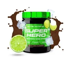 Scitec Nutrition® - Superhero Pre-Workout (285 gram - Cola/Lime) - Cola/Citrusvrucht - 30 doseringen - pre workout met extra caffeine - poeder