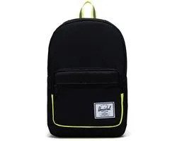 Herschel Sac à dos de loisirs Sac à dos pour ordinateur portable Pop Quiz Backpack 22L Black Enzyme Ripstop / Black / Safety Yellow Noir Multicolore