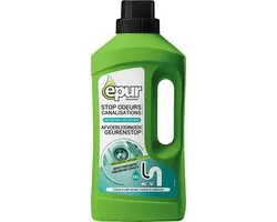 Epur Biosolution Stop Odeurs Canalisations — Enzymatique Contre Mauvaises Odeurs & Bouchons — Cuisine & Salle de Bain — Compatible Fosse Septique — 1L