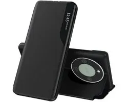 Hoesje geschikt voor HONOR Magic8 Lite - Techsuit eFold Book Case - Zwart