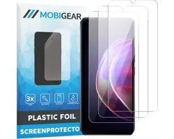 Mobigear Screenprotector geschikt voor Vivo V21 | Mobigear Screenprotector Folie - Case Friendly (3-Pack)