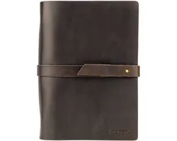 Vultera No1. Carnet - Carnet A5 en cuir - agenda - ligné - Rechargeable