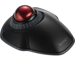 Kensington Orbit Draadloze Trackball met Scrollring - Zwart/Rood