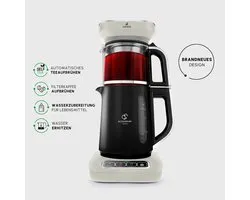 Karaca Çaysever Robotea Pro Connect 4 en 1 Machine à thé automatique parlante en verre et cafetière filtre 2500 W Théière, Starlight, Théière, Théière turque, Thé traditionnel turc