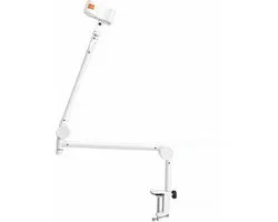 Cuifati Microfoonarmstandaard, 180° in Alle Richtingen Verstelbaar en 360° Rotatie, 3/8 Tot 5/8 Adapter Microfoonarmstandaard voor Livestreaming, Gaming, Podcasting