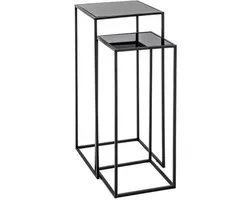 Plantentafel Set van 2 Monik Zwart