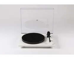 Rega Planar 1 Plus Platenspeler met Phono Voorversterker - Carbon Cartridge - Mat Wit