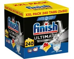 Finish Ultimate Infinity Shine Citroen Vaatwastabletten - 3 x 80 = 240 capsules - Voordeelverpakking