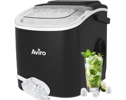 Machine à Glaçons Infinity Goods - 1,3L - Avec Pelle à Glace - Fonction Autonettoyant - 12KG / 24H - 9 Cubes / 6 Min - Zwart