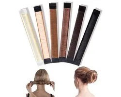 Magic bun Maker- 6 stuks - Verslappen niet - Haarelastiek - Knot maker - Haarclip - Haarklem - Haaraccessoires styling - haarknot accessoires - Haarelastiekje Gevlochten - Haar Elastiekjes - Maak De Perfecte Knot - Geschikt Voor vrouwen en kinderen