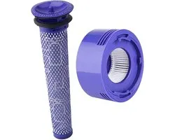 1x Filter voor Dyson V8 & V7 – Vervangingsfilter Compatibel met Animal, Absolute, Motorhead, Fluffy, SV10 – HEPA Achterfilter – Geschikt voor DC58/DC59/DC61/DC74 – Wasbaar & Herbruikbaar