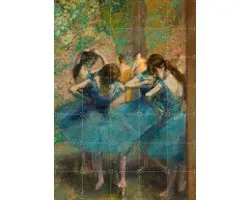 IXXI Danseuses Blue , Edgar Degas & Musée d'Orsay - 100 x 140 cm - Support d'accrochage gratuit - Grande Décoration murale et affiches - Classique, Artistes et Peintres