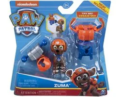 Spinmaster Paw Patrol Speelfiguur Zuma Inclusief Accessoires - Paw Patrol Actiefiguur
