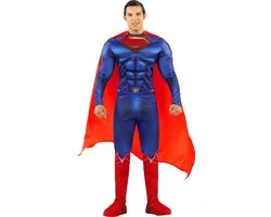 FUNIDELIA Superman Kostuum voor Mannen - Justice League - Maat: L