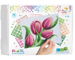 Pixelhobby XL Kit 16 Basisplaten Tulpen