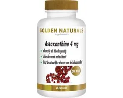 Golden Naturals Astaxanthine 4mg (60 softgel capsules)