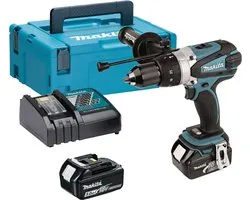 Makita DHP458RTJ 18V Li-Ion perceuse à percussion / tournevis sans fil (2x batterie 5,0 Ah ) dans Mbox