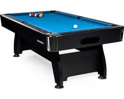 Table de billard Buckshot Blackmagic 8ft Retour de billes - Bleu