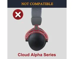 Comfortabele mesh oorkussens voor HyperX Cloud 2/3/1/Flight/Stinger met verbeterde geluidsisolatie en ademend design