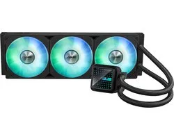 Asus PRIME LC 360 ARGB - Radiateur de processeur pour système de refroidissement liquide taille 360 ​​mm - pour Intel LGA 1700, 1200, 115x - AMD AM5, AM4 - 3 x Ventilateur intégré PRIME LC 36025 - Aura Sync - aluminium - noir