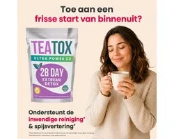 TeaTox 28 jours EXTREME Detox tea - Minceur - Perdre du poids - Fatburner