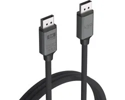 LINQ Connects DisplayPort naar DisplayPort Pro Kabel – Geschikt voor 8K @ 60Hz | 2 Meter Hoogwaardige Videokabel