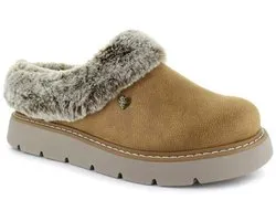 Skechers KEEPSAKES LITE - COZY BLEND Dames Sloffen - Chestnut