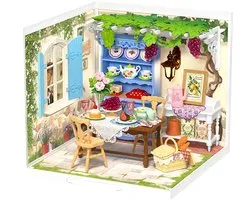 Jardin de Dream d'été Robotime - Série Robotime Super Store - DW025 - Miniature - Kit de construction - Maison de poupée - Loisirs créatifs