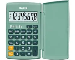 Calculatrice de poche Casio Petite FX, verte