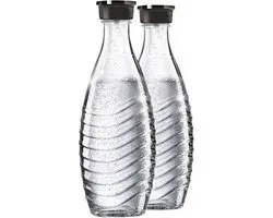 Sodastream 2 x glas flessen , Past alleen op Sodastream Crystal