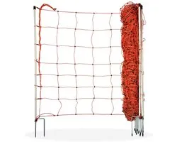 Horizont Schapennet - 90cm Hoog - 50m lang - Dubbele pen - Elektrificeerbaar- Verplaatsbaar Net - Afrastering - Omheiningsnet