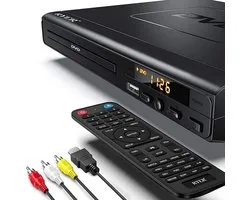 RYER DVD Speler met HDMI - Full HD - Regiovrij - USB - Met HDMI kabel