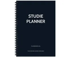 Planbooks - Studieplanner - Schoolplanner - Huiswerkplanner - Studenten planner - A5