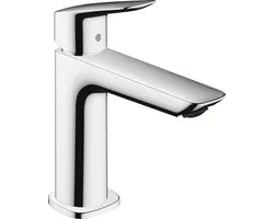 hansgrohe Logis Fine - Wastafelmengkraan - Ééngreeps bediening - CoolStart energiebesparend - Zonder waste - 100mm - Chroom