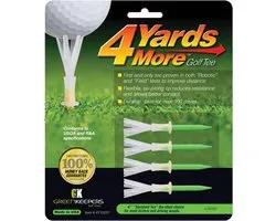 4 Yards More Golf Tee - Extreme - 4 inch - Groen
