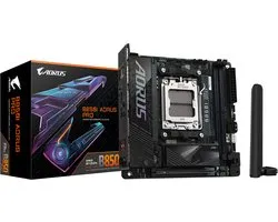 Gigabyte B850I AORUS PRO - Moederbord - ATX - Socket AM5 - AMD B850 - DDR5 - Realtek ALC4080 - Wi-Fi 7 - 2.5 Gigabit Ethernet