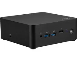 MSI Cubi NUC AI 1UMG-022AT Intel Core Ultra 7 155H 16 Go DDR5-SDRAM 1 To SSD Windows 11 Pro Mini PC Noir