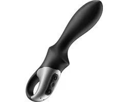 Satisfyer, Bluetooth anale vibrator, Heat Climax, 20,5 cm, met app, met warmtefunctie, gemaakt van siliconen