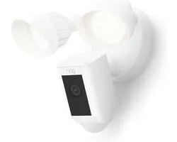 Ring Floodlight Camera Plus - Vaste aansluiting - Wit