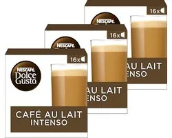 Dolce Gusto® Café au Lait Intenso 16 capsules - 9 x 16 pièces