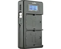 Jupio USB Dedicated Duo Charger LCD for Canon LP-E10