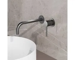 Sanitado Industry Class Luxe Wandinbouw Mengkraan Gunmetal