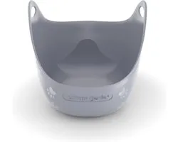 LITTER GENIE Flexibele Kattenbak - Lichtgewicht & Duurzaam - Incl. Schep - Geïntegreerde Handvaten & Hoge Randen - Grijs