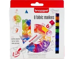 Bruynzeel fabric markers set 8