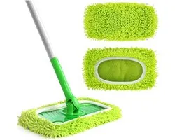 Herbruikbare microvezel doekjes voor Swiffer Wetjet - Wasbare dweilpads (2 stuks)