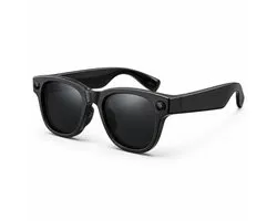 NC AI Smart Glasses avec Camera - Lunettes de soleil avec Camera - Son 360 - Traducteur - Camera 800 W 4K HD - Powerbank 3600mAh - Noir